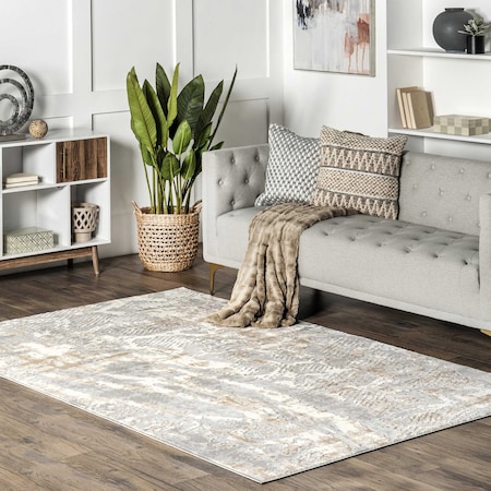 Nuloom Shirley Snake Print Area Rug 4ft x 6ft LPSL01A-406